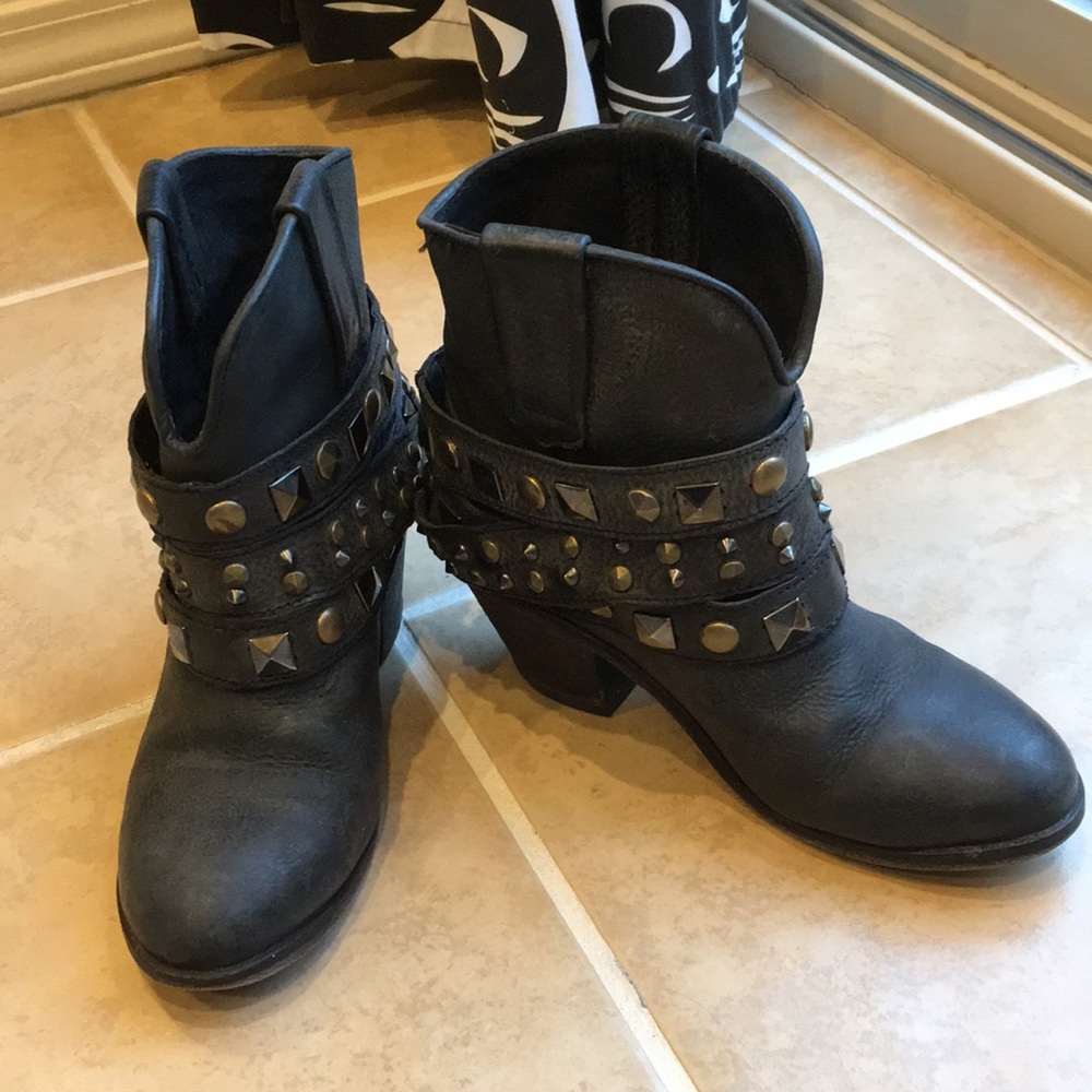 Corral ankle boots with studs embellishments
